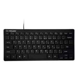 Lapcare D-Lite+ 87 Keys Black Mini Multimedia Wired Keyboard, LKKBDL6311