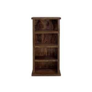 Angel Furniture 46x23x100cm Walnut Glossy Finish Solid Wood Bookshelf, AF-121