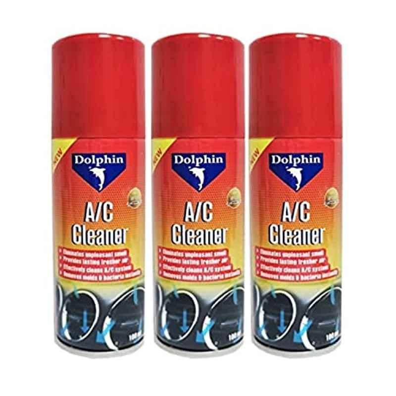 Dolphin 100ml Car AC Cleaner & Sanitizer (Pack Of 3)
