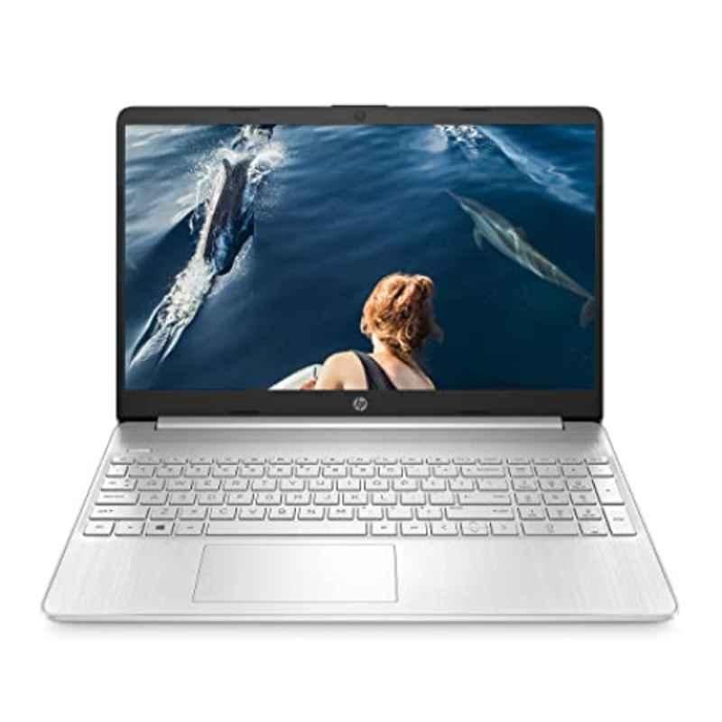 HP 15S-EY2000AU Silver Laptop with AMD Ryzen 3 5300U /8 GB DDR4/256 GB SSD/Windows 11 Home & 15.6 inch FHD Display, 536C1PA