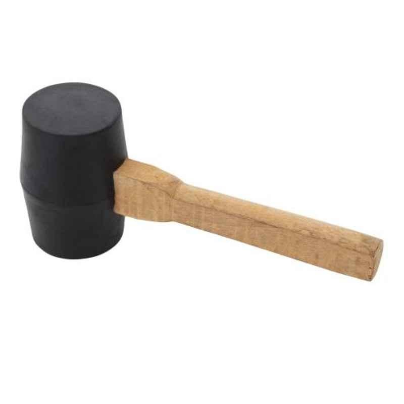 Lovely 3 inch Rubber Hammer with Wooden Handle