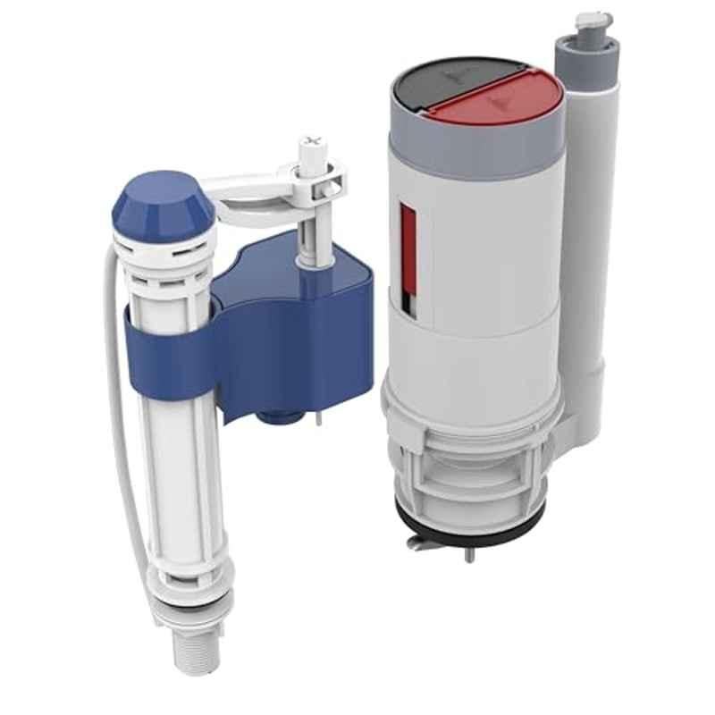 Plantex 10 inch Ball Cock for Flush Tank/Dual Siphon Flush Valve/Water-Saving Toilet Repair Kit for Toilet & Cistern