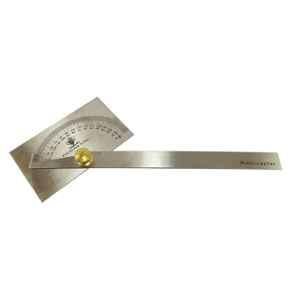 Hammer Man By Mekki's 180 deg Stainless Steel Angle Finder Arm Rule Protractor, HMR-DPS-M08