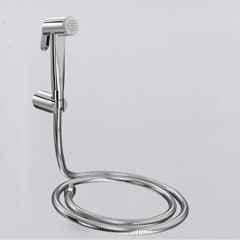 RN PTMT Silver Chrome Finish Health Faucet with Hope Pipe & Wall Holder for Toilet Cleaning, RNCHF29O41