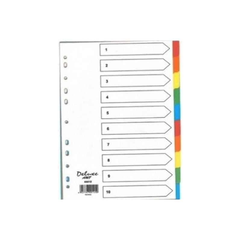 Deluxe 10 Tabs A4 Manila Colored Divider Packet