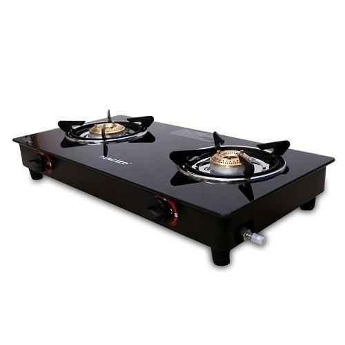 macizo preto 4 burner black manual ignition glass gas stove