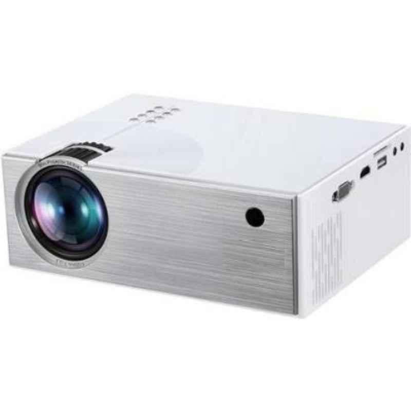 IBS C7 1920x1080P 2000lm Grey Portable Projector with AV, USB, HDMI & VGA for Home Cinema