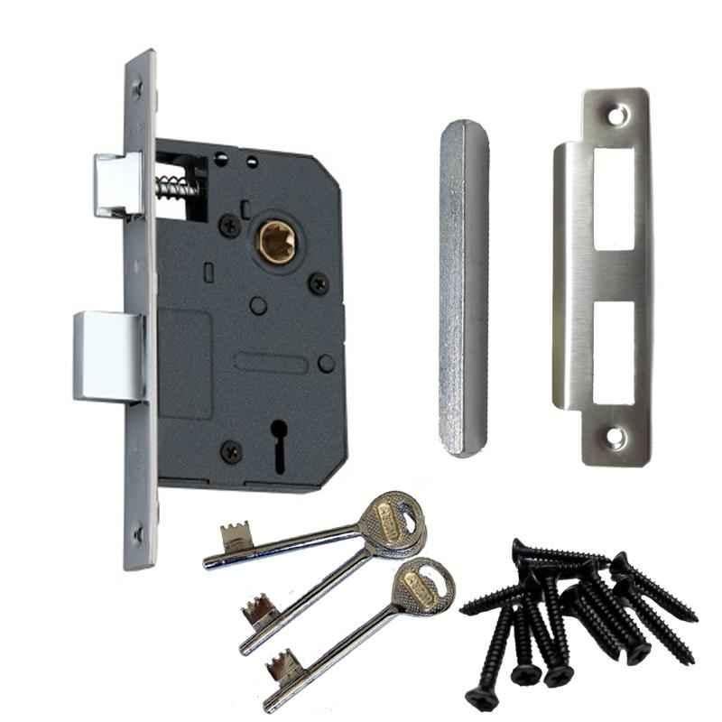 Atom Armour-1 6 Lever Finish Mortise Lock with 2 Keys