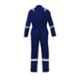 RedStar 240-250 GSM 900g Navy Blue Cotton Fire Resistant Coverall, Size: M
