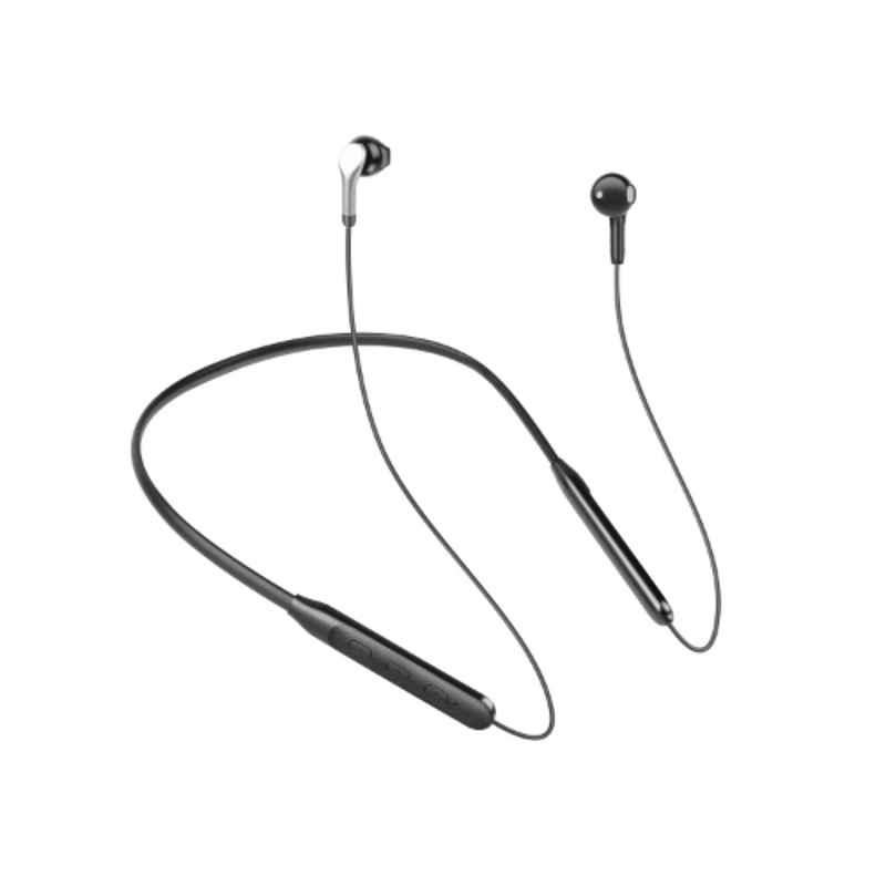 Gizmore GIZ MN220 Grey In-Ear Wireless Neckband Earphone with Mic