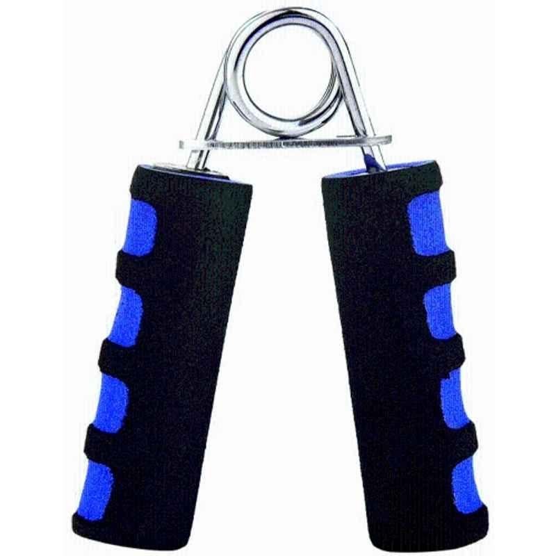 QUIT-X 8.3cm Blue & Black Craft Hand Grip Strengthener Counter Hand Fitness Grip