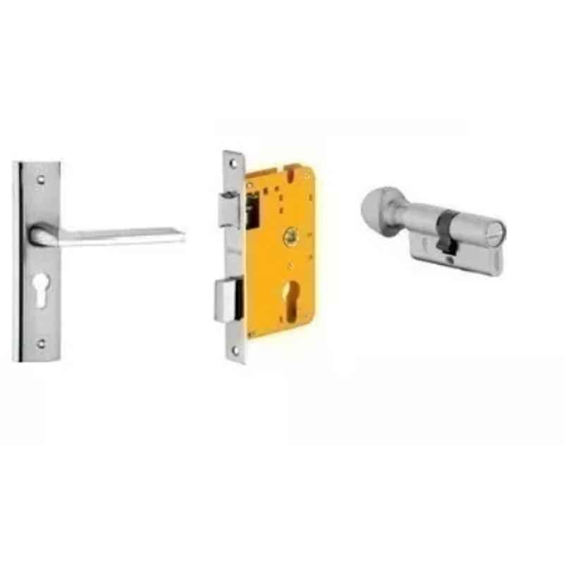 Dorset HL Series Ceto 60mm Stainless Steel Door Handle Lock Set with Coin & Knob