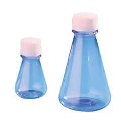 Tarsons 2L PETG Sterile Erlenmeyer Cell Culture Flask with HDPE White Cap, 442050 (Pack of 4)