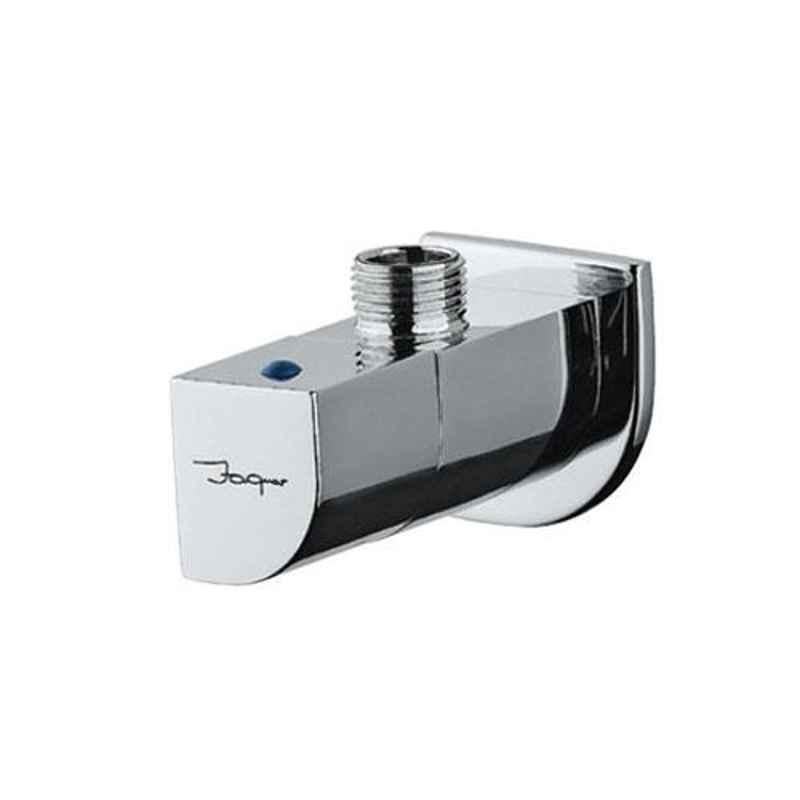 Jaquar Alive Stainless Steel Quarter Turn Angular Stop Cock Tap with Wall Flange, ALI-SSF-85053