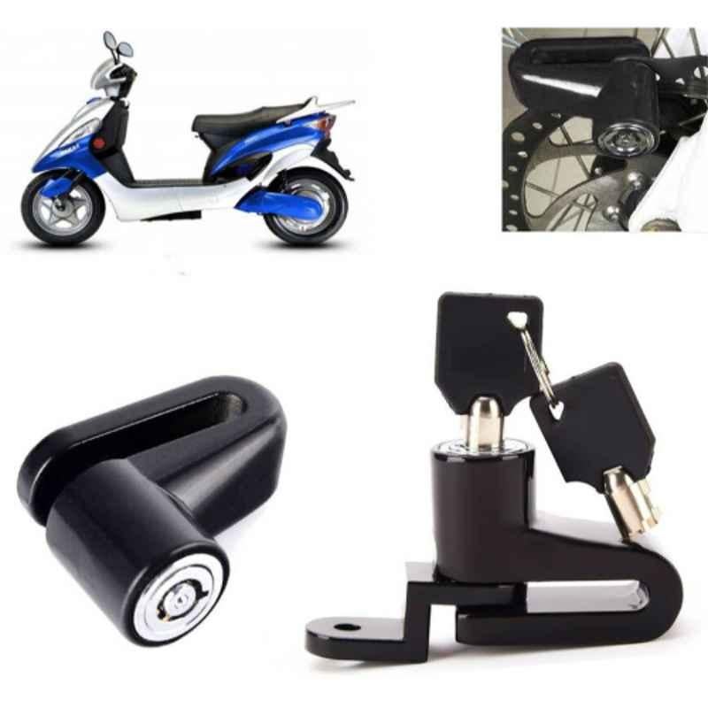 Auto Pearl Steel Black Heavy Duty Anti-Theft Disc Brake Lock for Max, Lock_228