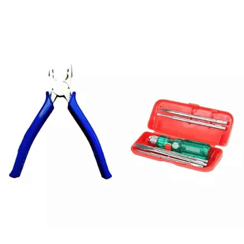 Sky Blue 2 Pcs 7.8 inch Lineman Plier Combo, SBE_PLIER_COMBOS_COMBO_223