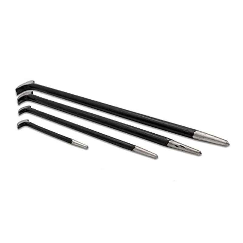 Max Germany 4Pcs 400-H4 4 & 5 inch Forged & Tempered Square Steel Pry Bar Set