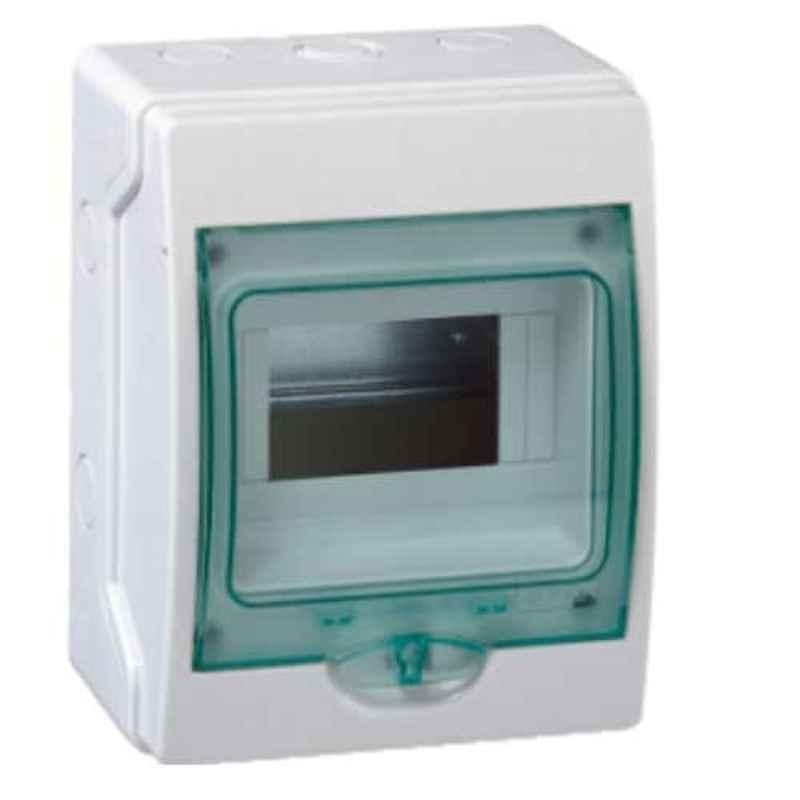 Schneider 11W 63A 6 Modules Green & Grey Mini Kaedra, 13977