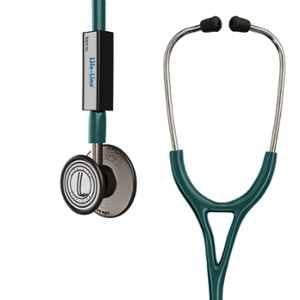 Lifeline Max III Stainless Steel Green Dual Side Diaphragm Chest Piece Stethoscope with 2 Way Tube, STH002-GN