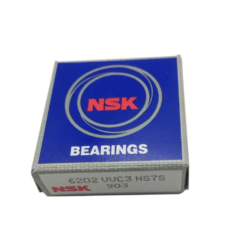 NSK 1-50mm Steel Deep Groove Ball Bearing, 6204 DDUCM