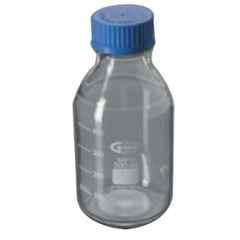 Glassco 3000ml Boro 3.3 Glass Reagent Clear Narrow Mouth Bottle, 274.202.06 (Pack of 2)