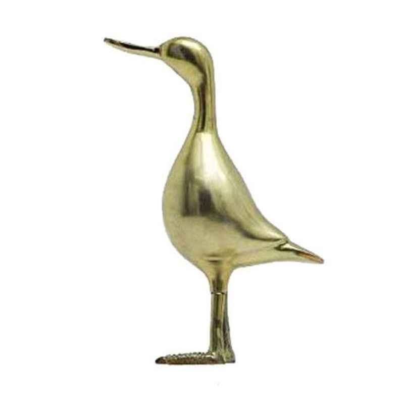 Casa Decor Gold Rich Duckie Metal Sculpture Figurines Showpiece for Living Room, CDART038
