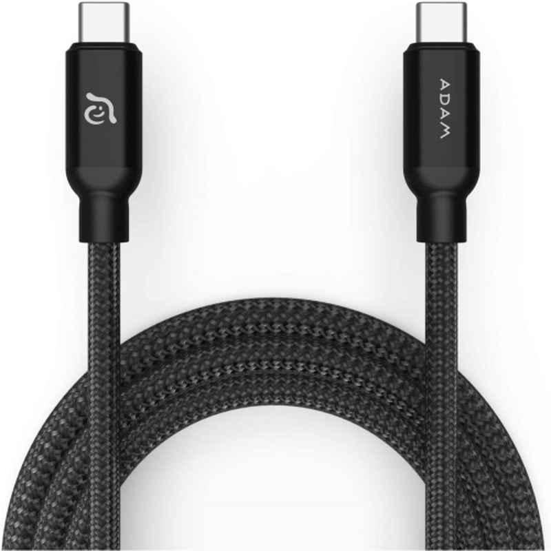 Adam Elements CASA C200 USB-C to USB-C 100W Black Charging Cable, ACBADC200BK