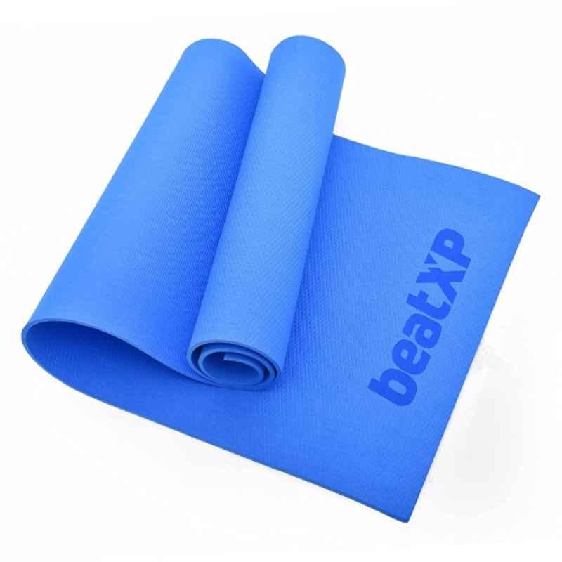 BeatXP 72x24 inch Ethylene Vinyl Acetate Blue Yoga Mat with Strap, GHVMEDFIT105