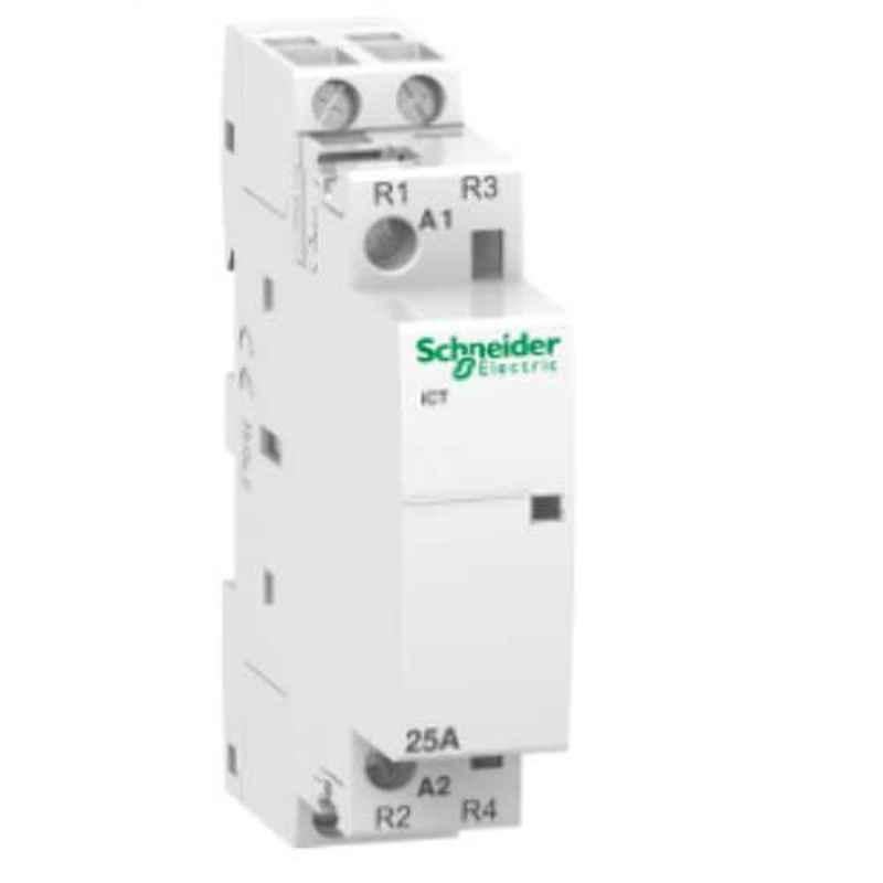 Schneider Acti9 25A 220V 2-NC White Contactor, A9C20536