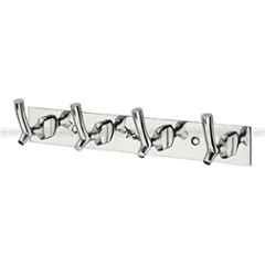 Aligarian 4 Leg Stainless Steel Silver Polished Finish Wall Mounted Tree Cloth Hook Hanger