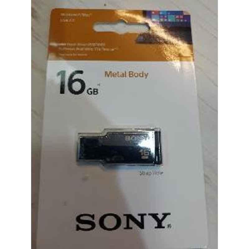Sony 16gb Metal Pendrive 2 Years Warranty Pen Drive