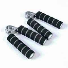 QUIT-X 8.3cm Grey Adjustable Strength Resistance Hand Fitness Grip