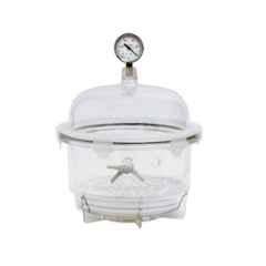 Abdos 10ml Amber Vacuum Gauge Round Desiccator, E11618 A
