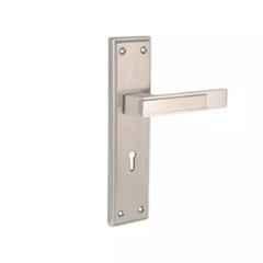 Harrison PTC 65mm White Metal Satin Chrome Finish Mortise Handle Set, 20602