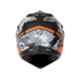 Vega Offroad DV Camo ABS Dull Black & Orange Full Face Helmet, VHOSVDC, Size: M
