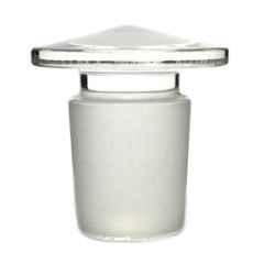 ABGIL Borosilicate Glass Flat Head Solid Cone Stopper, Joint: B-29, ABG822