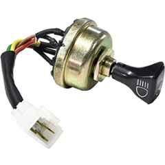 Uno Minda 4 Pin Light Switch with Male Wire Coupler for Escorts Tractor, SW-0554R-M01
