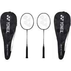 Yonex GR 303i 88g Black Strung Badminton Racquet (Pack of 2)