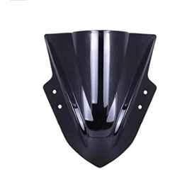 AOW Type-18Premium Quality Visor Glass for Bajaj Dominor (Black)