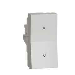 Schneider Electric Unica Pure 6A 1 Module 2 Way Polar White Switch, UNS62SW1M_WE