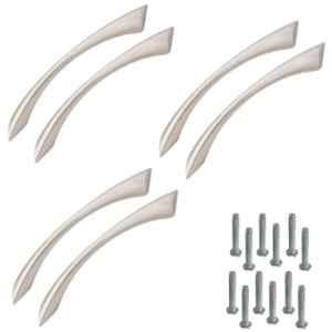 Atom 212 10 inch Silver Satin Finish Zinc Cabinet Pull Handle (Pack of 6)