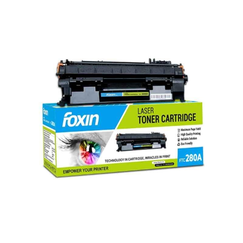 Foxin Black Laser Toner Cartridge, FTC-280A