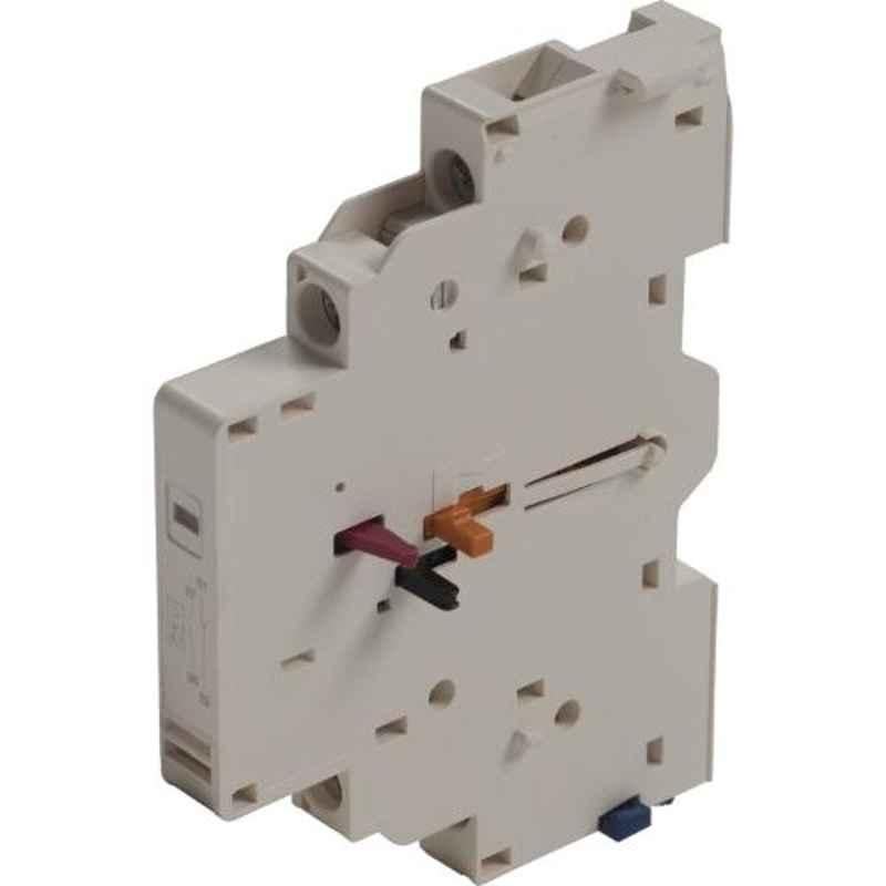 Schneider Electric 48-690VAC 1 NC+1 NO Auxiliary Contact Block Circuit Breaker, GVAD1001