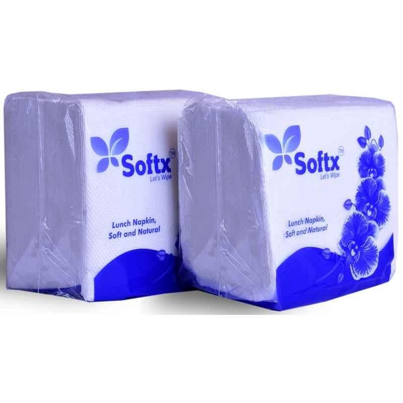 Softx 70 Pcs Luncheon 1 Ply Embossed Soft Facial Tissue Paper