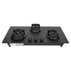 Faber Della HD783 3 Burners Auto Ignition Toughned Glass Built in Hob, 106.0711.364