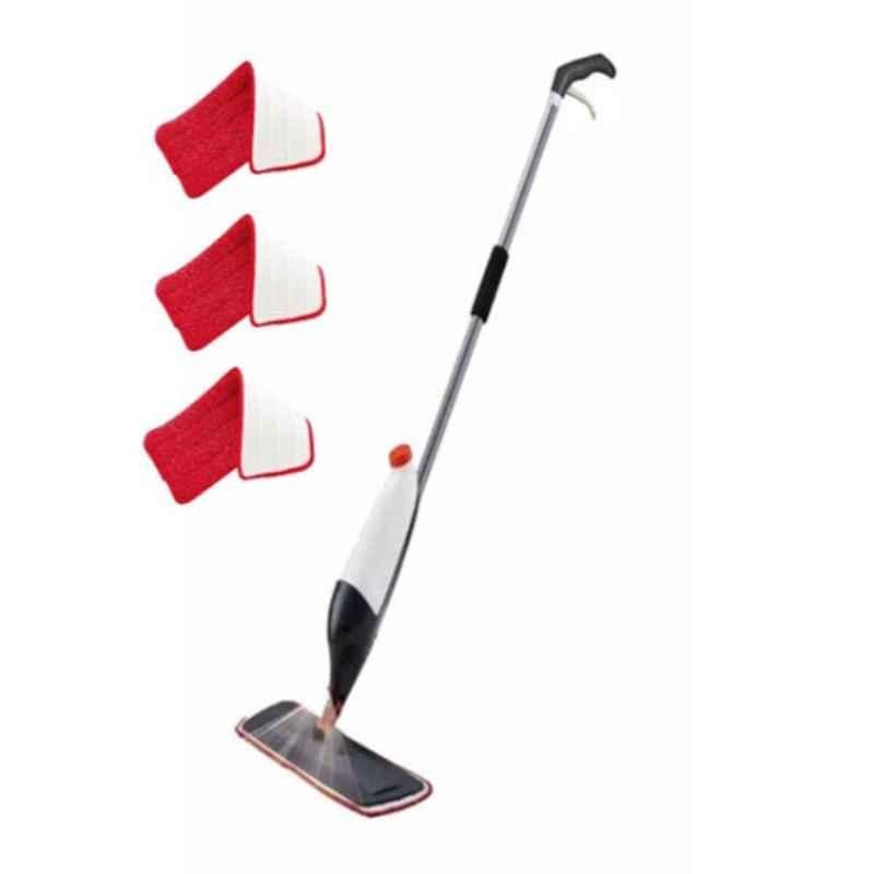 A&H 4Pcs Handheld Floor Cleaning Spray Mop with Towel Set