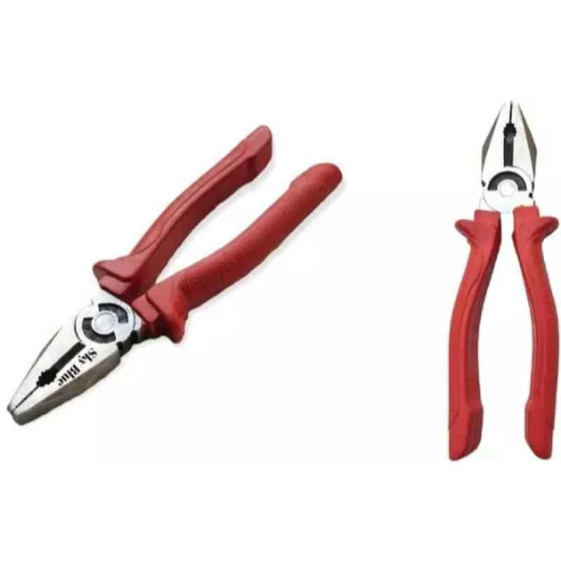 Sky Blue 2 Pcs 7.8 inch Lineman Plier Combo, SBE_PLIER_COMBO_MOD_00357