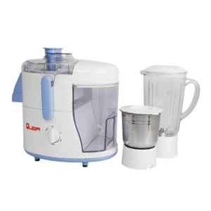 Quba JMG80 550W White & Blue Juicer Mixer Grinder with 2 Jars, QUJMG80