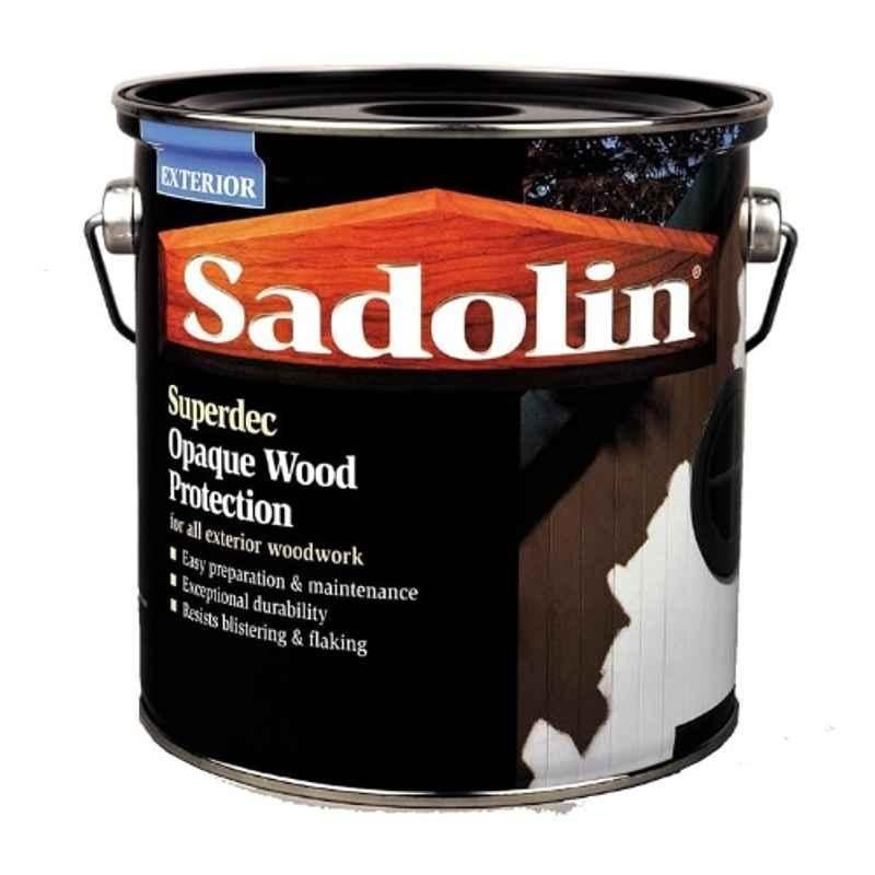 Sadolin Superdec 2.5 Litre White Matt Finish Wood Protection Stain Coating