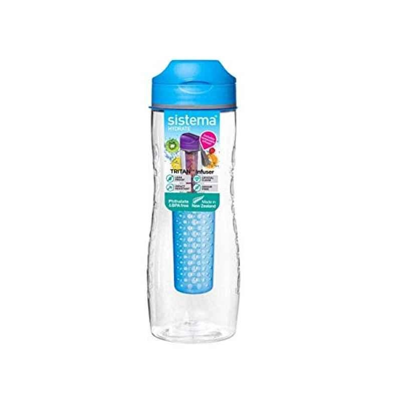 Sistema 800ml Blue Tritan Infuser Bottle